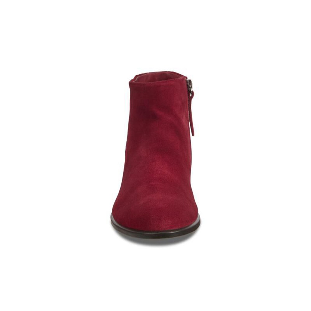 ECCO Womens Boots Red - Shape 55 Western - PGQ-701859